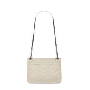 SAINT LAURENT NIKI BABY SHOULDER BAG WOMEN BLANC VINATGE