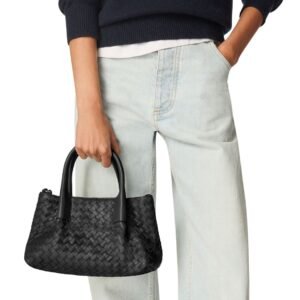 WOMAN BOTTEGA VENETA SMALL PINACOTECA BLACK