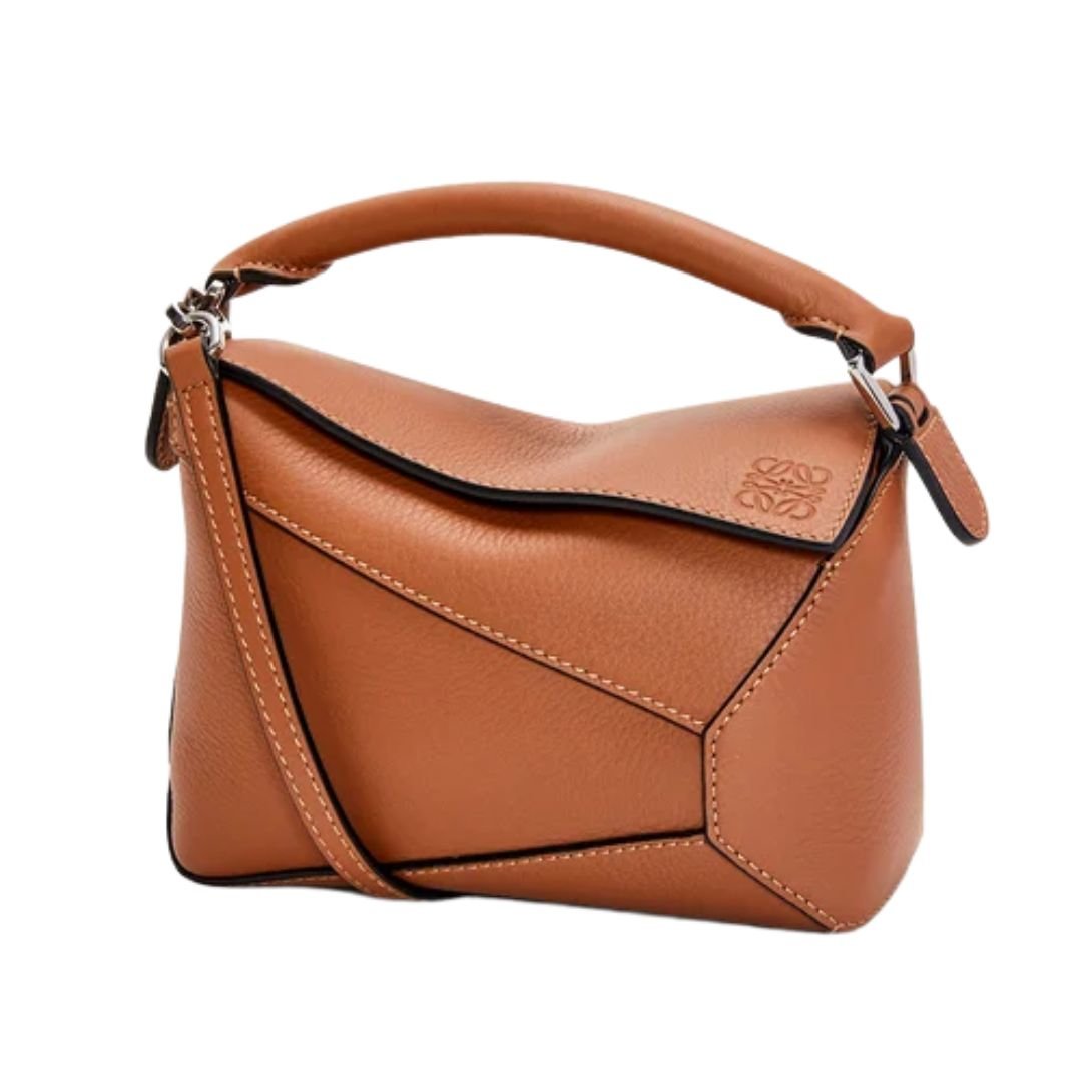 LOEWE WOMEN'S MINI PUZZLE BAG TAN