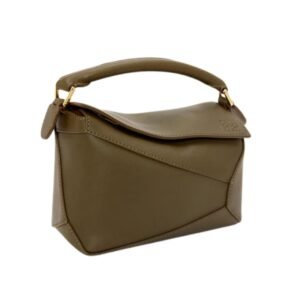 LOEWE WOMEN’S MINI PUZZLE BAG DARK KHAKI