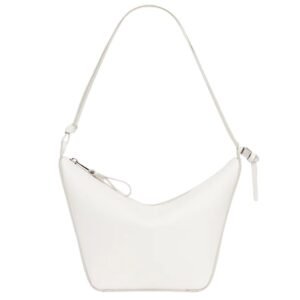 LOEWE WOMEN’S MINI HAMMOCK HOBO BAG SOFT WHITE