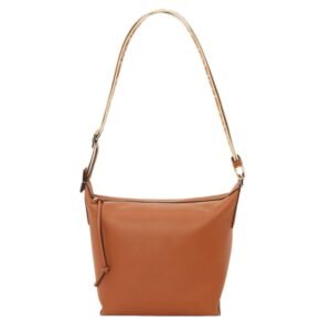 MAN LOEWE CUBI CROSSBODY SMALL BAG TAN