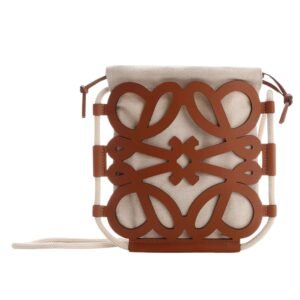 MEN’S LOEWE LUXURY ANAGRAM CUT-OUT CROSSBODY BAG