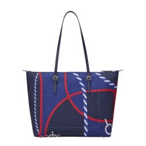 WOMENS RALPH LAUREN NYLON MEDIUM KEATON TOTE NAVY