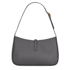 SAINT LAURENT LE 5 À 7 SHOULDER BAG IN SMOOTH LEATHER STORM