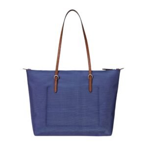 WOMENS RALPH LAUREN NYLON MEDIUM KEATON TOTE BLUE LAPIS
