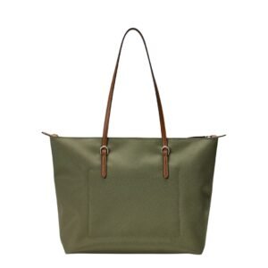 WOMENS RALPH LAUREN NYLON MEDIUM KEATON TOTE SAGE GREEN
