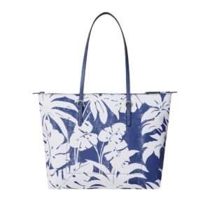 WOMENS RALPH LAUREN NYLON MEDIUM KEATON TOTE OIA PALMS