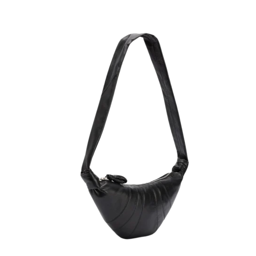 LEMAIRE CROISSANT SMALL SHOULDER BAG BLACK