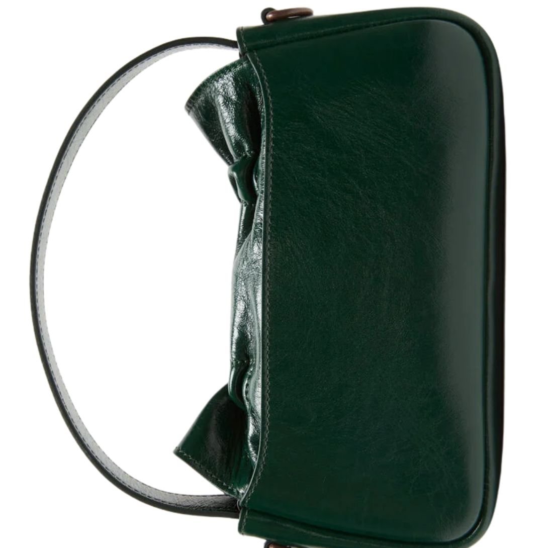 ACNE STUDIOS MULTIPOCKET MICRO BAG DARK GREEN