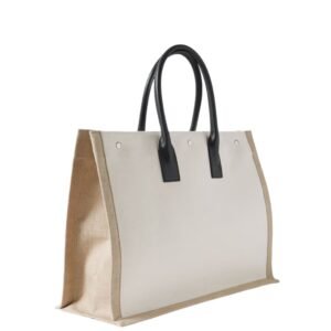 SAINT LAURENT WOMEN’S RIVE GAUCHE TOTE IN CANVAS