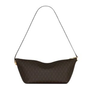 SAINT LAURENT WOMEN’S LE MONOGRAMME CROSSBODY BAG IN CASSANDRE CANVAS AND SMOOTH LEATHER