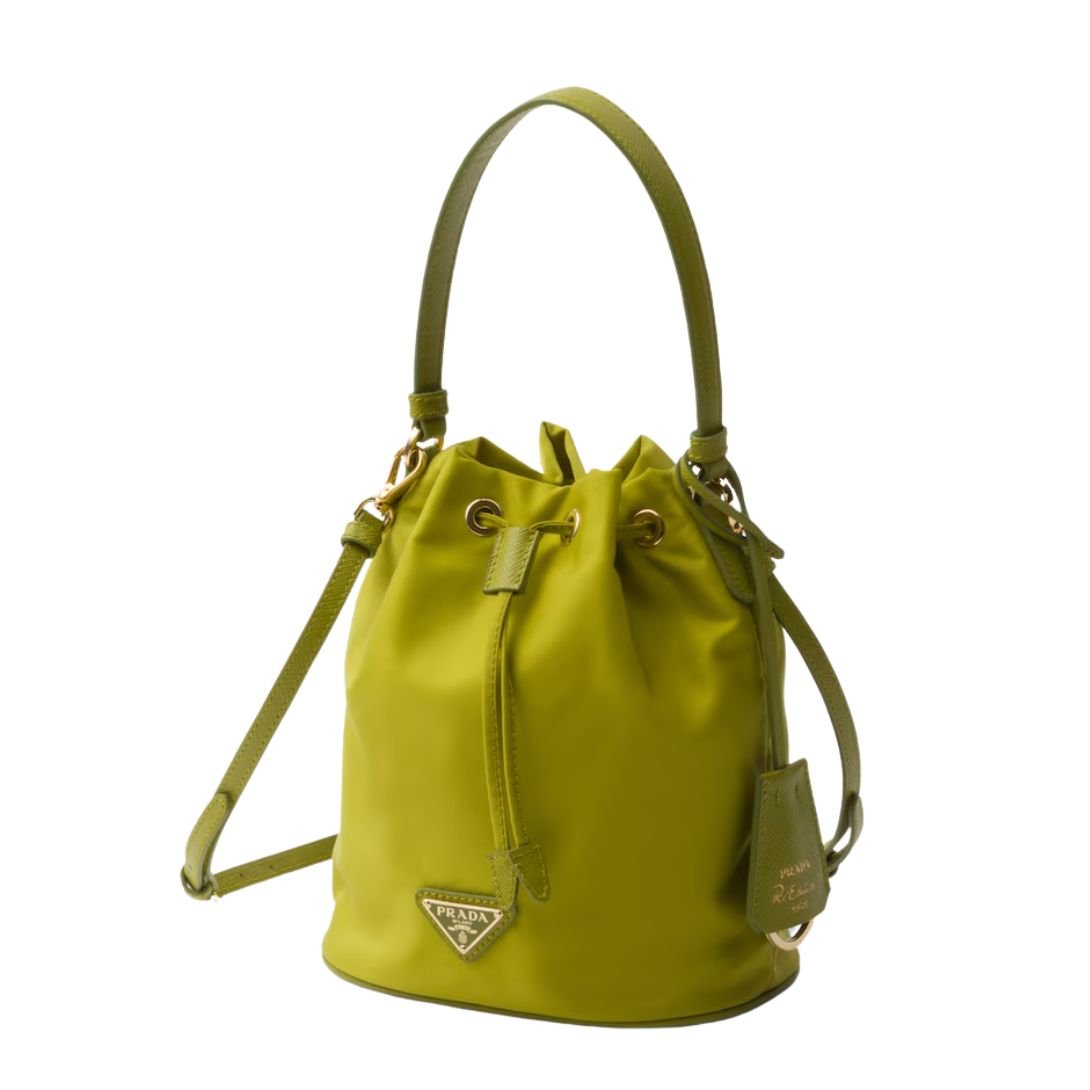 PRADA WOMEN'S MINI RE-EDITION 1978 BAG FERN GREEN