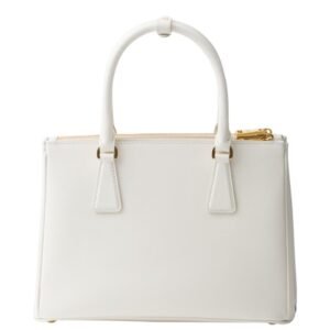 MEDIUM PRADA WOMEN’S GALLERIA SAFFIANO LEATHER BAG WHITE
