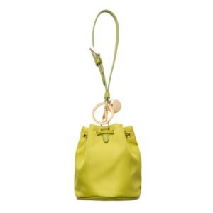 PRADA MINI ICON RE-NYLON BAG CHARM FERN GREEN
