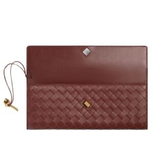 WOMEN BOTTEGA VENETA ANDIAMO CLUTCH SAPELE