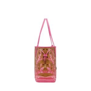 MCM LIZ SHOPPER IN CUBIC CORAL VISETOS PINK