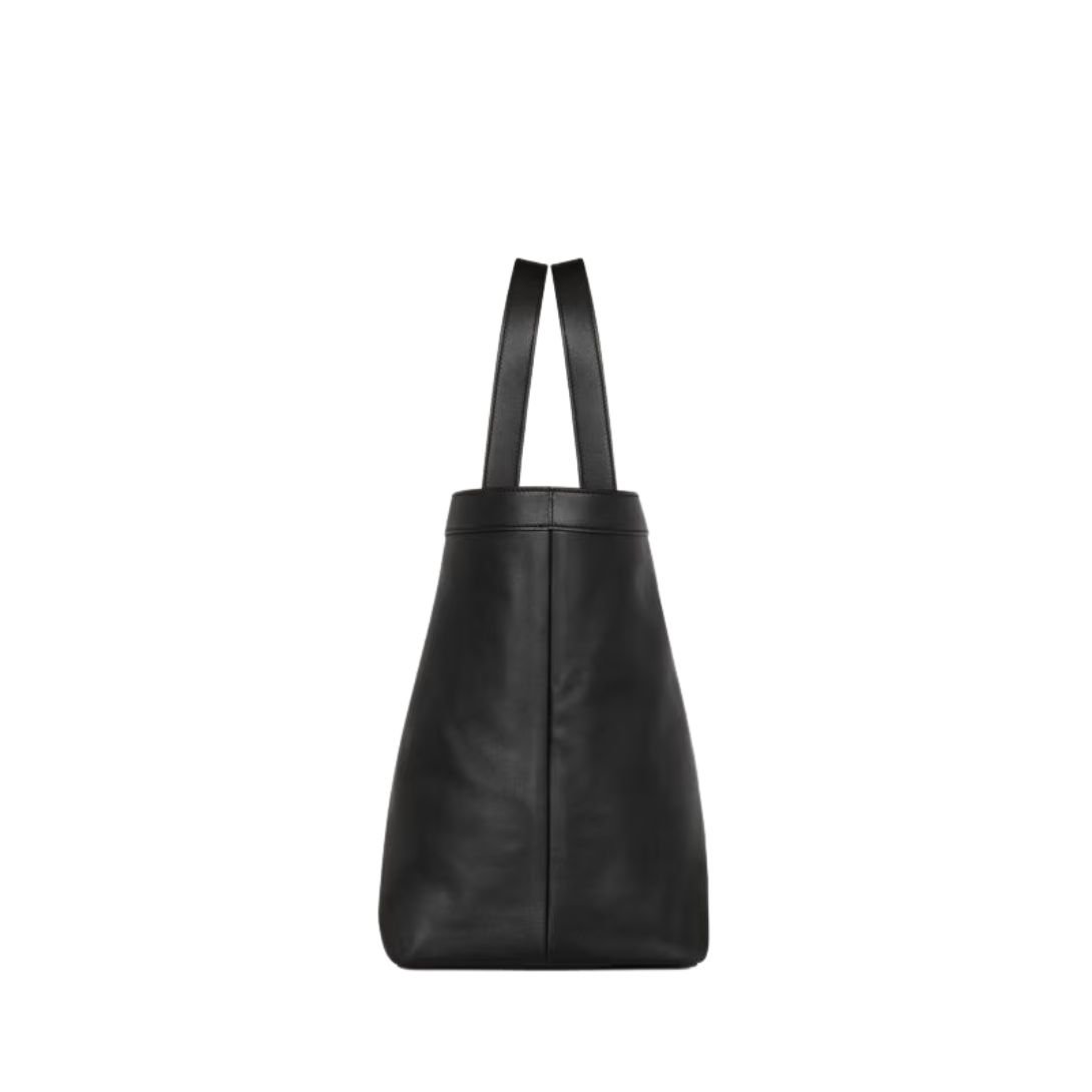 SAINT LAURENT WOMEN'S Y TOTE IN LEATHER BLACK