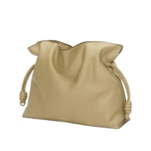 LOEWE WOMEN’S FLAMENCO LARGE BAG CLAY GREEN