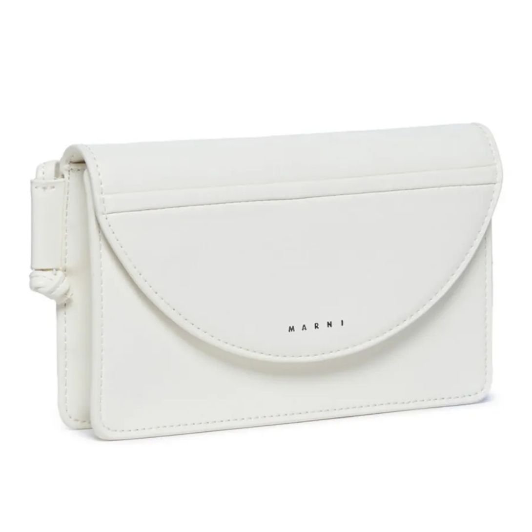 MARNI KIDS LOGO-PRINT SHOULDER BAG
