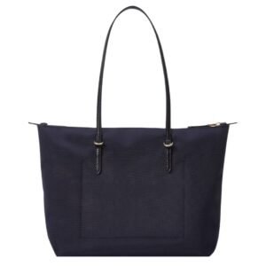 WOMENS RALPH LAUREN NYLON MEDIUM KEATON TOTE REFINED NAVY