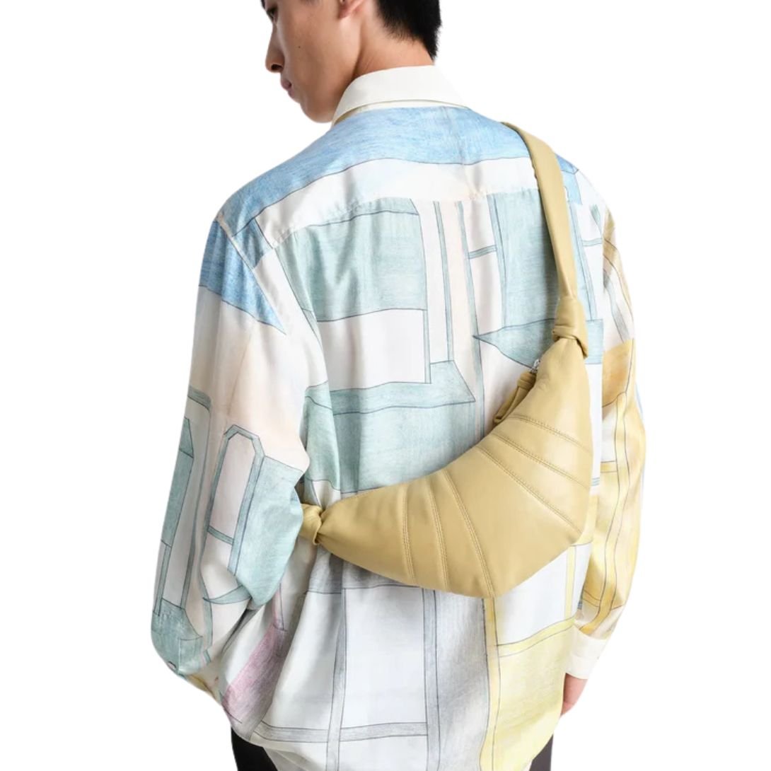 LEMAIRE CROISSANT SMALL SHOULDER BAG GINGER