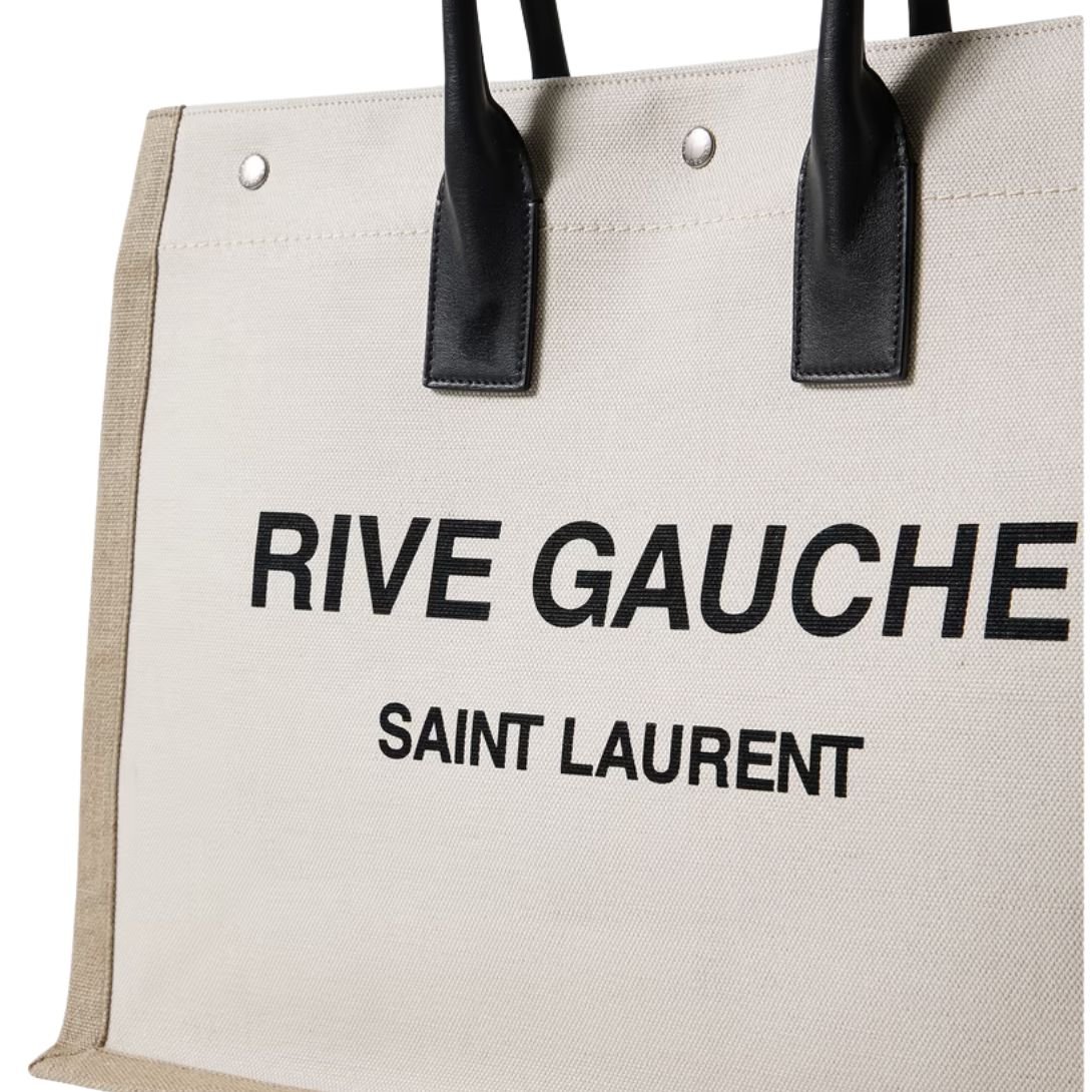 SAINT LAURENT WOMEN'S RIVE GAUCHE TOTE IN CANVAS