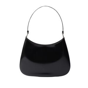 PRADA CLEO LEATHER SHOULDER BAG WOMEN BLACK