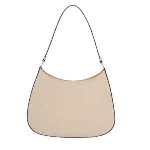 PRADA CLEO LEATHER SHOULDER BAG WOMEN DESERT