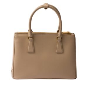 MEDIUM PRADA WOMEN’S GALLERIA SAFFIANO LEATHER BAG SAND BEIGE