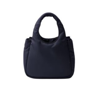 PRADA MINI RE-NYLON BOW SHOULDER BAG WOMEN BALTIC BLUE