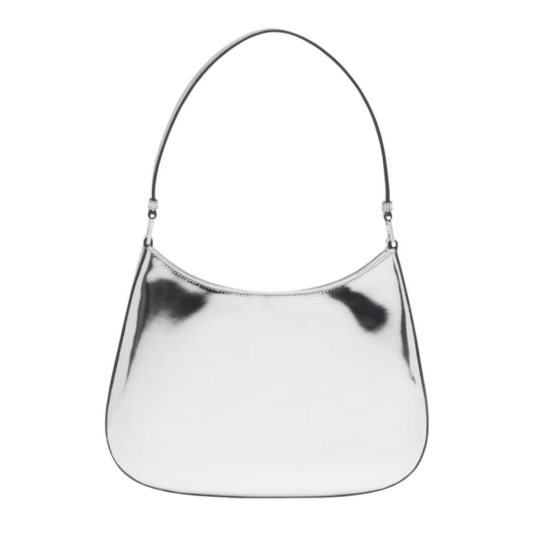 PRADA CLEO SHOULDER BAG WOMEN SILVER