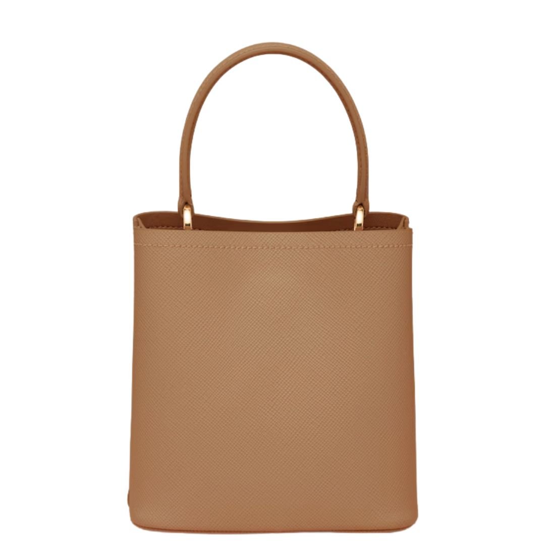 PRADA SMALL PANIER BAG WOMEN CARAMEL