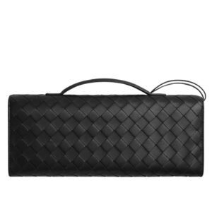 BOTTEGA VENETA WOMENS ANDIAMO CLUTCH BLACK