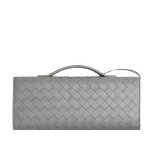 BOTTEGA VENETA WOMENS ANDIAMO CLUTCH STERLING