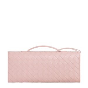 BOTTEGA VENETA WOMENS ANDIAMO CLUTCH ROSE