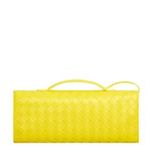 BOTTEGA VENETA WOMENS ANDIAMO CLUTCH SULFUR
