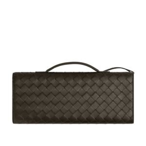 WOMEN BOTTEGA VENETA ANDIAMO CLUTCH KAKI