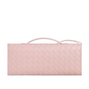 WOMEN BOTTEGA VENETA ANDIAMO CLUTCH ROSE