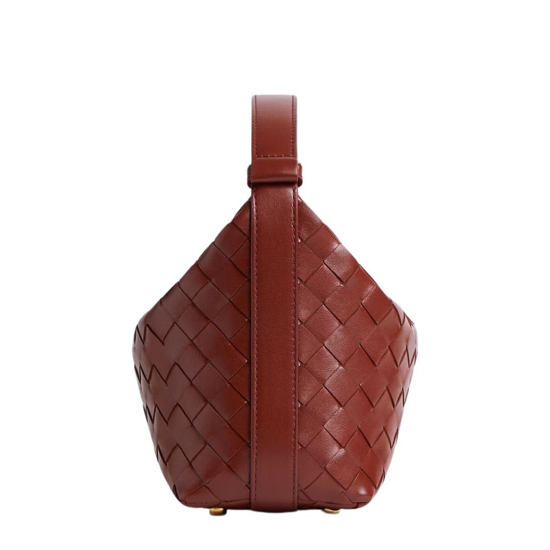BOTTEGA VENETA WOMENS WALLACE INTRECCIATO SAPELE