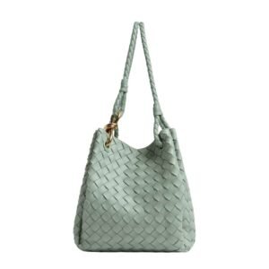 BOTTEGA VENETA WOMENS LARGE PARACHUTE NEW SAUGE