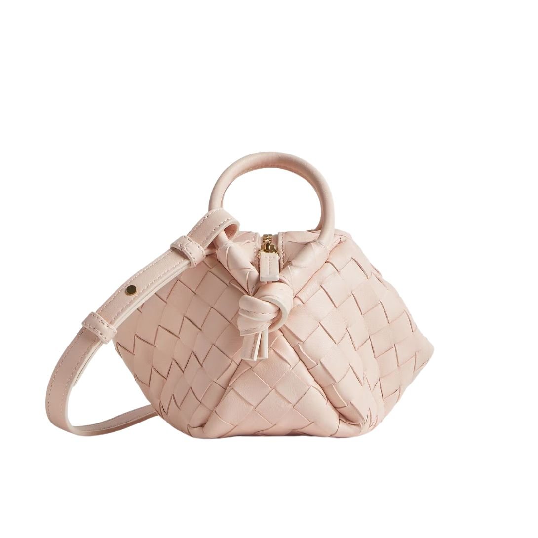 WOMAN BOTTEGA SMALL VENETA TOP HANDLE LOOP CAMEO