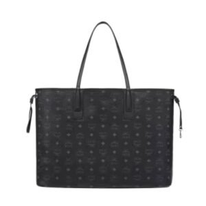 WOMEN’S MCM REVERSIBLE VISETOS TOTE BLACK