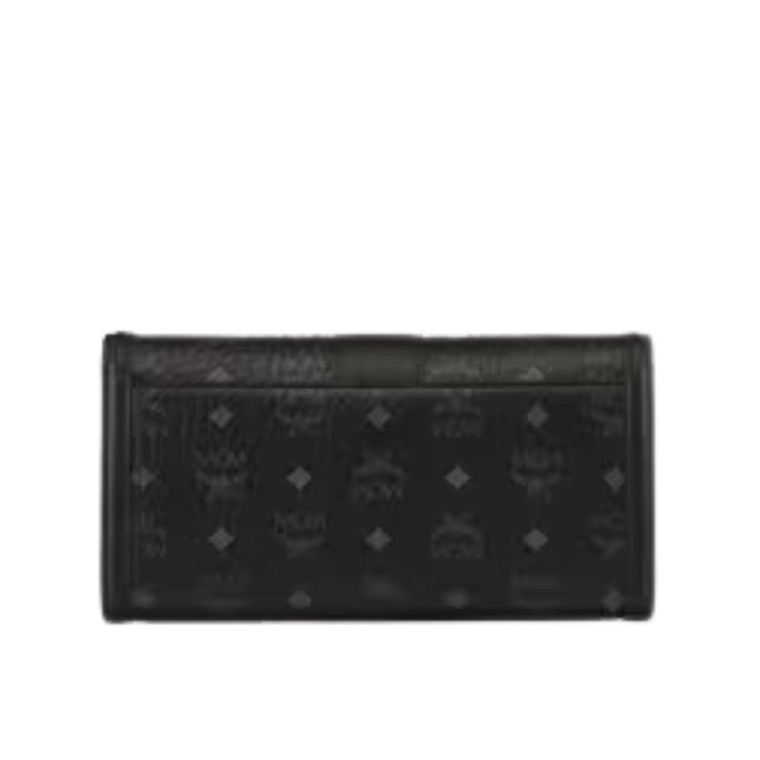 MCM LARGE TRACY CHAIN WALLET BLACK