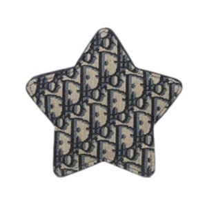 DIOR KIDS KIDS’ MINI STAR BAG BEIGE AND BLUE DIOR OBLIQUE JACQUARD