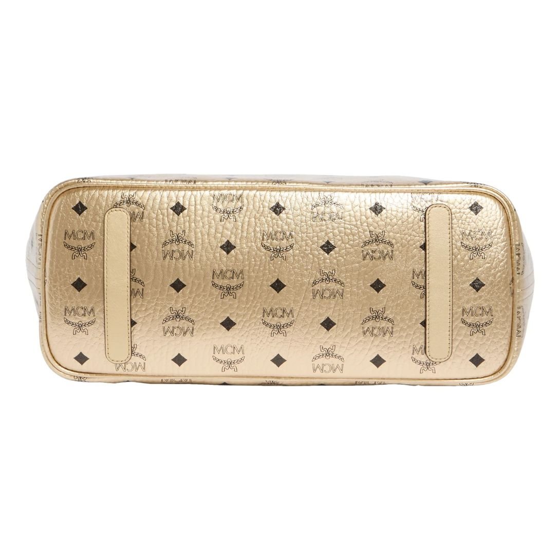 MCM WOMEN'S AREN VISETOS METALLIC TOTE BAG