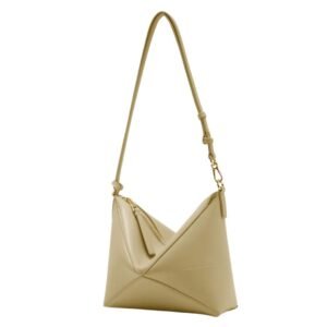 WOMAN LOEWE PUZZLE FOLD POUCH CLAY GREEN