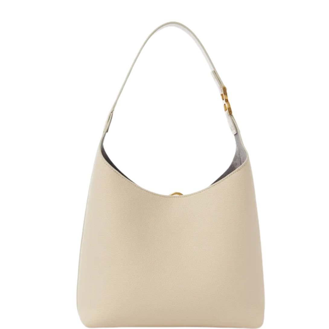 CHLOE MARCIE SMALL LEATHER WOMEN'S HOBO BAG MISTY IVORY