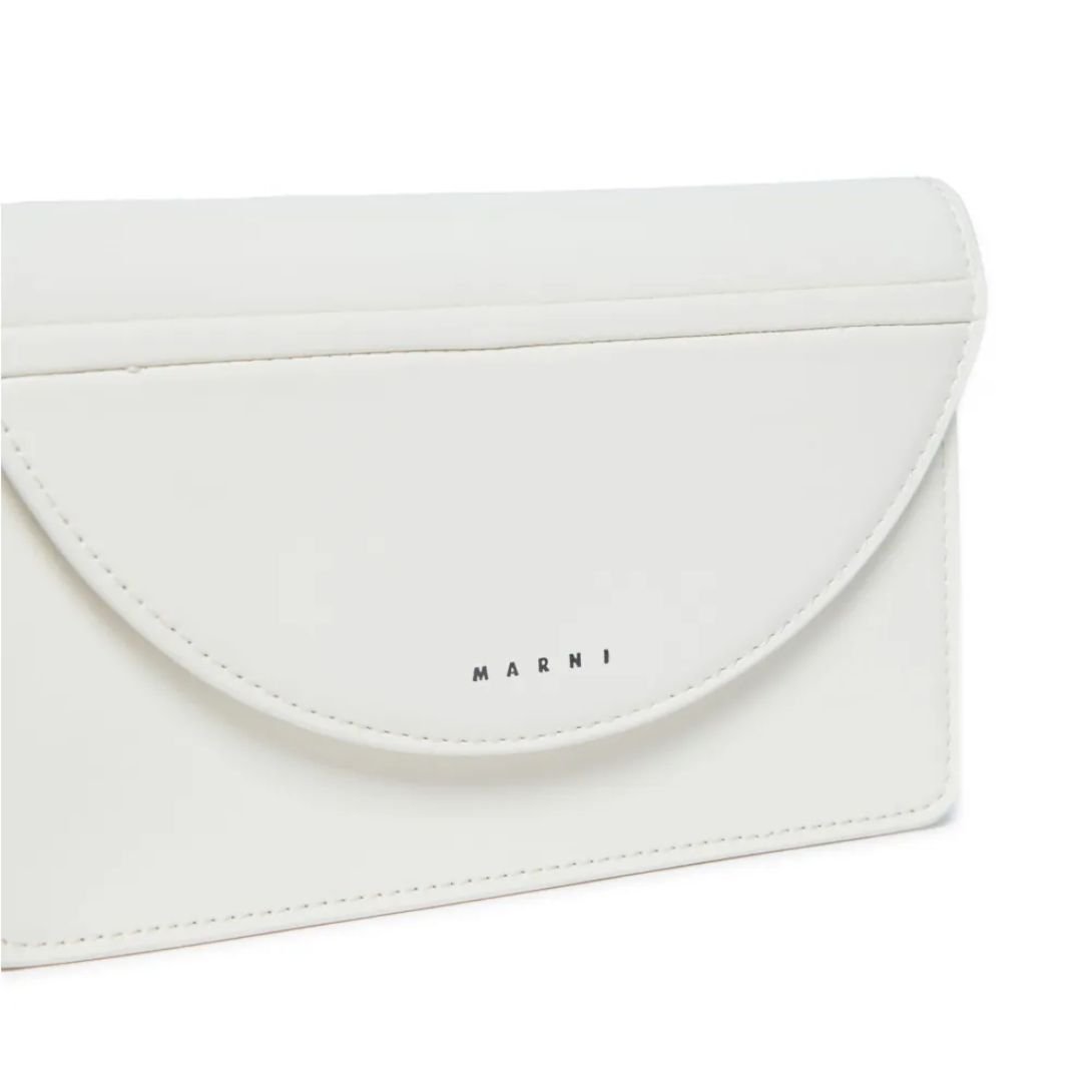 MARNI KIDS LOGO-PRINT SHOULDER BAG