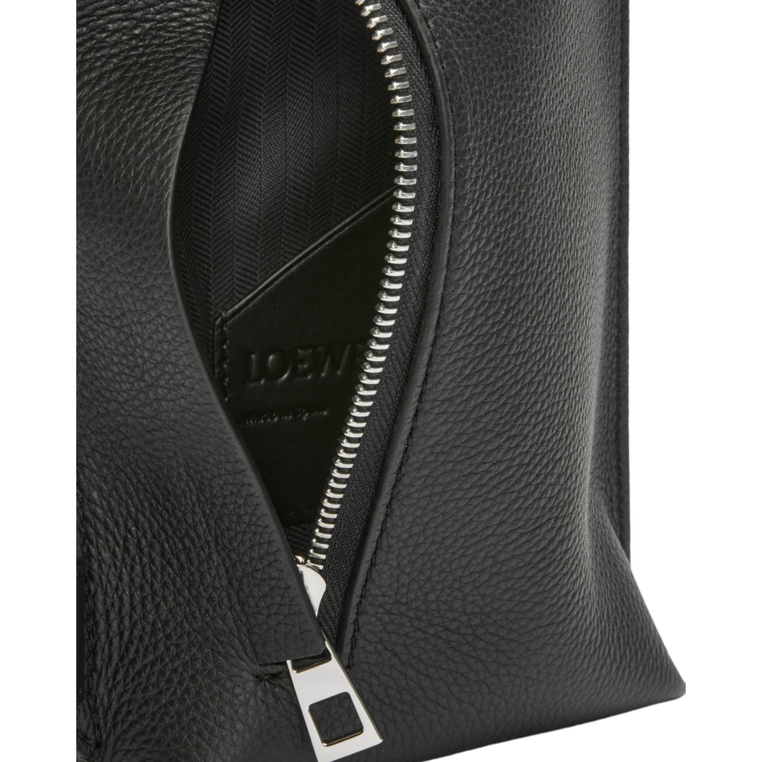 LOEWE VERTICAL T POCKET IN SOFT GRAINED LEATHER SKIN FOR MAN BLACK